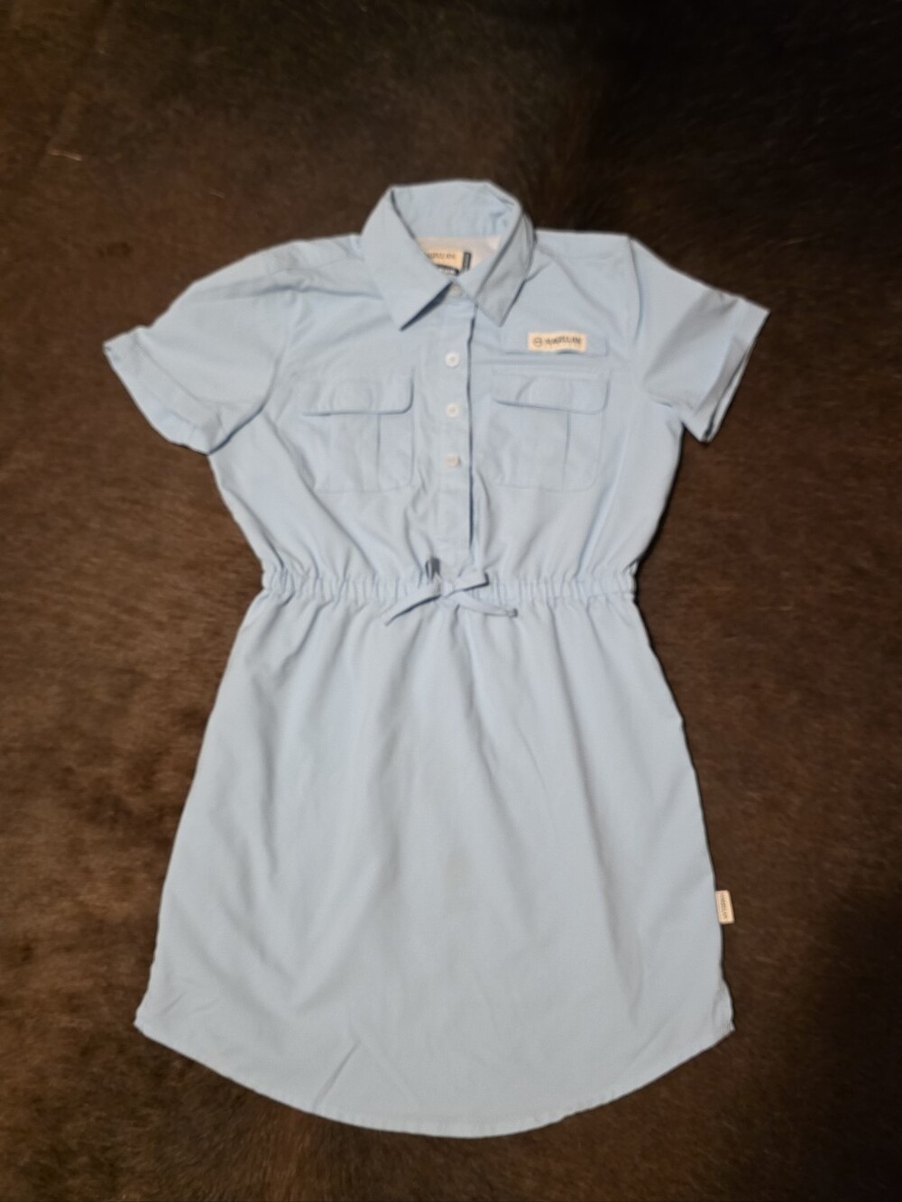 Magellan Outdoors Girls Classic Fit Dress, Girls M 8-10